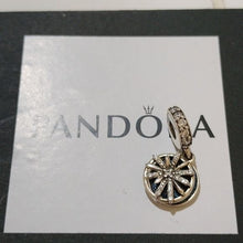 Load image into Gallery viewer, Pandora Sterling Silver Dazzling Wishes Dangle Charm w/ Clear Zirconia 797531cz