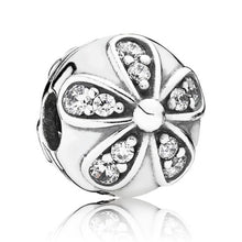 Load image into Gallery viewer, Pandora Sterling Silver Dazzling Daisies Clip with Clear Zirconia - 791493cz