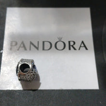 Load image into Gallery viewer, Pandora Sterling Silver Dazzling Snowflake Charm w Blue Crystal - 796358ntb