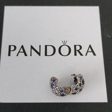 Load image into Gallery viewer, Pandora Retired Sterling Silver Cosmic Stars Clip with Blue Zirconia - 791286NSB