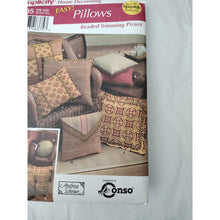 Load image into Gallery viewer, Simplicity 5685 PILLOWS Uncut Beaded Trimming pizazz English&Spanish