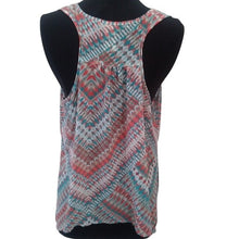 Load image into Gallery viewer, American Rag Sleeveless Racerback Top, Southwestern Pattern + Colors, Size Large