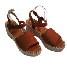 Load image into Gallery viewer, Universal Thread Cognac Morgan Sandals, size 11