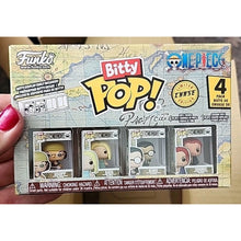 Load image into Gallery viewer, Funko Bitty POP! One Piece Usopp Kaya Kuro & Shanks 4 Pack