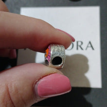 Load image into Gallery viewer, Pandora Retired Sterling Silver Tropical Sunset Palm Tree Charm 792116ENMX