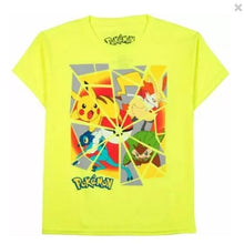 Load image into Gallery viewer, Big Boys Pokemon Glass Shatter Effect Character T-Shirt, 2XL 18