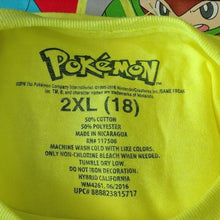 Load image into Gallery viewer, Big Boys Pokemon Glass Shatter Effect Character T-Shirt, 2XL 18