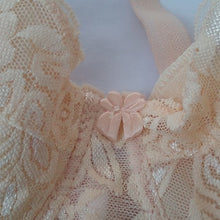 Load image into Gallery viewer, GYCL Ultrathin Underwire Push Up 3/4 Lace Bra, Peach, size Large 38B