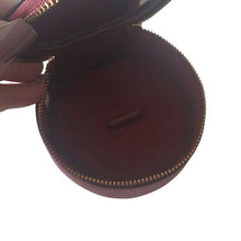 Load image into Gallery viewer, Coach Dusty 88106 Pink Round Jewelry Case