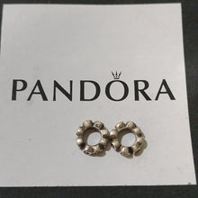 Load image into Gallery viewer, Pandora Retired Sterling Silver Small Roses Spacers- 790176, Set of 2
