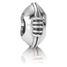 Load image into Gallery viewer, Pandora Retired Sterling Silver Football Sports Bead - 790384
