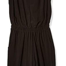 Load image into Gallery viewer, LAUNDRY BY SHELLI SEGAL womens Matte Jersey Shoulder Tie Jumpsuit, Black size 2