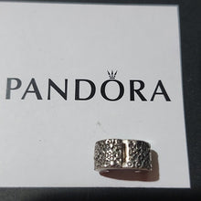Load image into Gallery viewer, Pandora Retired Sterling Silver Layers of Lace Clip - 791758