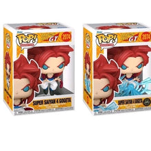 Load image into Gallery viewer, Funko Dragon Ball GT Super Saiyan 4 Gogeta Glow Chase Bundle 2074 w/protectors