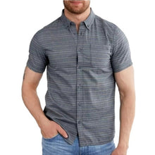 Load image into Gallery viewer, O'Neill Slausen Short Sleeved Button Down Shirt, Navy, size XL
