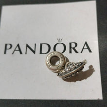 Load image into Gallery viewer, Pandora Sterling Silver Gondola Dangle Travel Bead with Clear Zirconia -791143cz