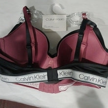 Load image into Gallery viewer, Calvin Klein 2 Pack Lightly Lined Demi Bras, Tawny Black, 38B
