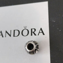 Load image into Gallery viewer, Pandora Sterling Silver Basketball Sports Bead w/ Translucent Enamel -791201en44