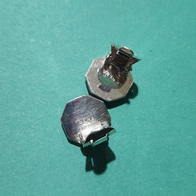 Load image into Gallery viewer, Vintage SENA Sterling Silver Niello Thai Siam Clip On Earrings
