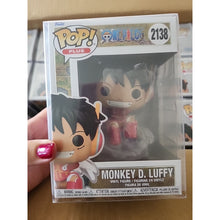 Load image into Gallery viewer, Funko Pop One Piece: Monkey D. Luffy (Egghead) Figure w/ Protector IN HAND