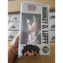 Load image into Gallery viewer, Funko Pop One Piece: Monkey D. Luffy (Egghead) Figure w/ Protector IN HAND
