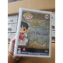 Load image into Gallery viewer, Funko Pop One Piece: Monkey D. Luffy (Egghead) Figure w/ Protector IN HAND