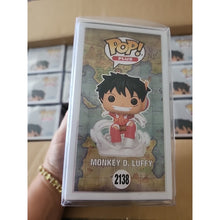 Load image into Gallery viewer, Funko Pop One Piece: Monkey D. Luffy (Egghead) Figure w/ Protector IN HAND