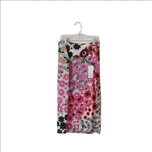 Load image into Gallery viewer, LuLaRoe Cassie Pink and Red Floral Skirt, Size XL
