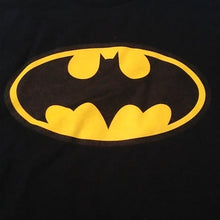 Load image into Gallery viewer, Boy's Batman Classic Logo T-shirt, Black, Large 10/12