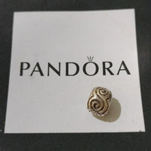 Load image into Gallery viewer, Pandora Retired Sterling Silver Large Swirls Designer Bead - 790228