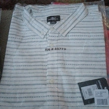 Load image into Gallery viewer, O'Neill Slausen Short Sleeved Button Down Shirt, Bone, size XXL