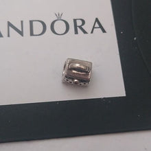 Load image into Gallery viewer, Pandora Sterling Silver Purse w/ Scalloped Edge + Pink CZ Charm 790309pcz SS ALE 925