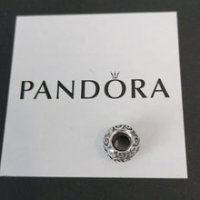 Load image into Gallery viewer, Pandora Retired Sterling Silver Swirling Heart Designer Bead - 790161