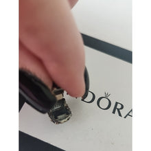 Load image into Gallery viewer, Pandora Retired Sterling Silver Encore Clip with Clear Zirconia - 790593CZ