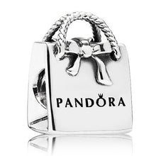 Load image into Gallery viewer, Pandora Retired Sterling Silver Pandora Shopping Bag Purse Bead - 791184