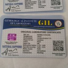 Load image into Gallery viewer, Pair Natural Light Pink Cushion Sapphires 10.22 + 10.67 Cts. GIL Certified