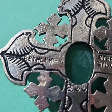Load image into Gallery viewer, Bethlehem Crusader's Cross Five Fold Sterling Silver 800 Pendant