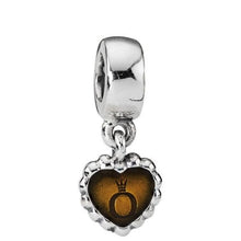 Load image into Gallery viewer, Pandora Retired Brown Enamel Pandora Forever Dangle - 790471E10