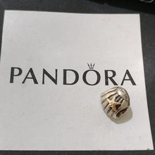 Load image into Gallery viewer, Pandora Sterling Silver + 14k Sea Shell Charm 790249