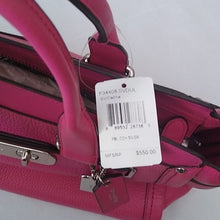 Load image into Gallery viewer, Coach F53308 Nubuck Pebble Leather Swagger Carryall Purse Bag, SV/Dahlia…