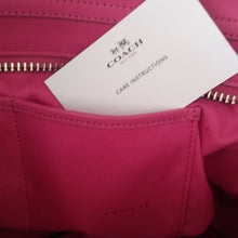 Load image into Gallery viewer, Coach F53308 Nubuck Pebble Leather Swagger Carryall Purse Bag, SV/Dahlia…