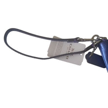 Load image into Gallery viewer, Coach SV/Metallic Purple Iris Corner Zip Wristlet