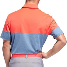 Load image into Gallery viewer, Adidas Golf Ult Blocked Polo, Dark Marine/Shock Red, Size Medium
