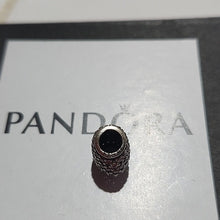 Load image into Gallery viewer, Pandora Retired Sterling Silver Pave Heart Bead with Pink Zirconia - 791052PCZ