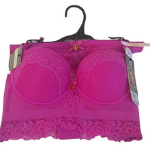 Load image into Gallery viewer, Daisy Fuentes Matching Bra Panty Set, Berry, Size 36B