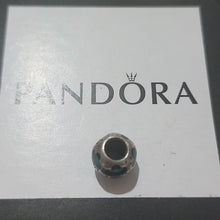 Load image into Gallery viewer, Pandora Retired Teal Enamel Butterfly with Sterling Silver Bead - 790438…
