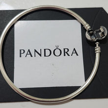 Load image into Gallery viewer, Pandora Sterling Silver Bangle Bracelet, Large 21 Cm 7.5"