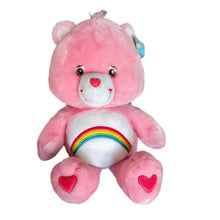Load image into Gallery viewer, Vintage 2002 Cheer Bear Care Bear Cuddle Pillow Plush 28" Pink Rainbow