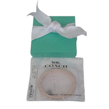 Load image into Gallery viewer, Coach Kissing C Hinged Bangle Bracelet, Rose Gold