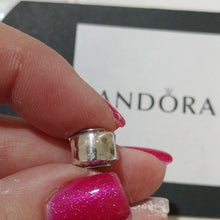 Load image into Gallery viewer, Pandora Sterling Silver Pandora Signature Bead with Clear Zirconia - 791414cz